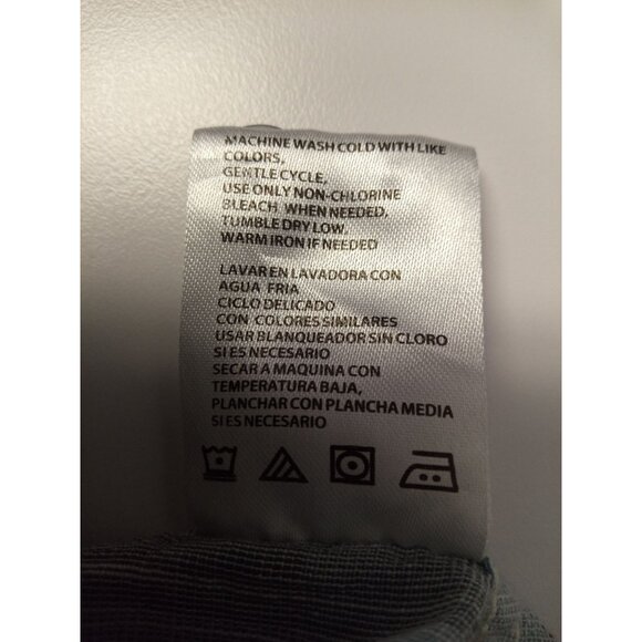 Weatherproof Blue Orange Casual Button Down Short Sleeved Shirt Size XXL - Picture 5 of 5